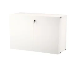 String Skåp med Lås 78x30 Vit