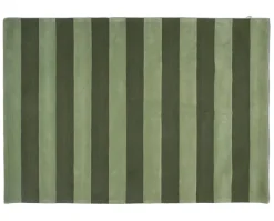 Stripe Boucle Matta 170x230 Grön