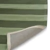 Stripe Boucle Matta 170x230 Grön