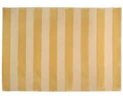 Stripe Boucle Matta 170x230 Gul