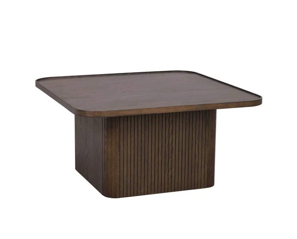 Sullivan Soffbord | 80x80 Brun Ek