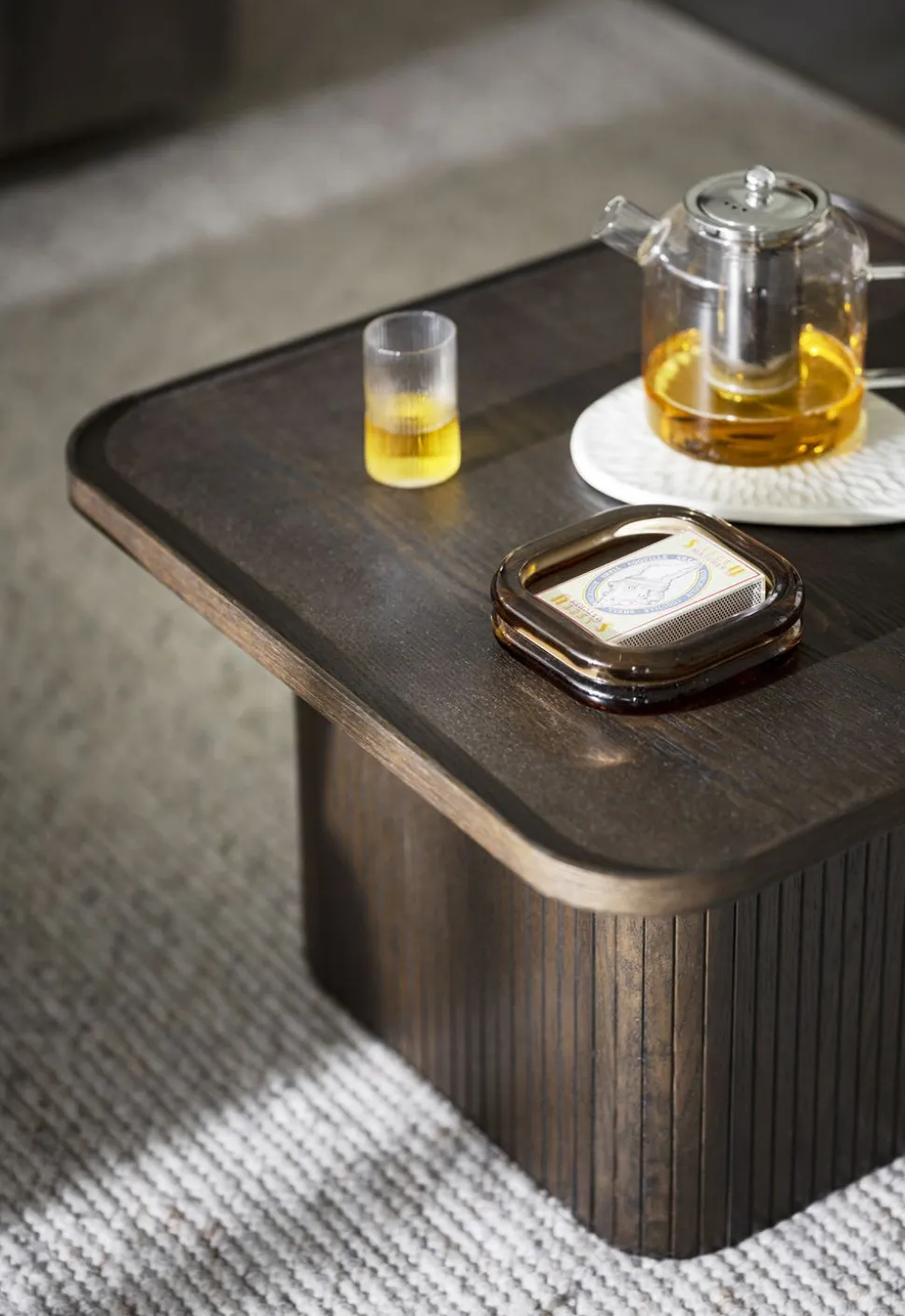 Sullivan Soffbord | 60x60 Brun Ek