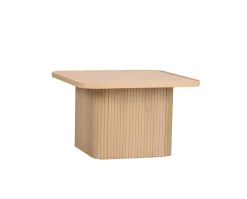 Sullivan Soffbord | 60x60 Vitpigm. Ek