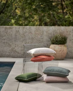 Sunny Outdoor Cushion Dark Grey 38x58