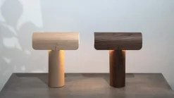 Teelo 8020 bordslampa Naturbjörk