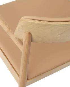 Timb Loungefåtölj | Lädersits | Tan / Camel