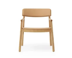 Timb Loungefåtölj | Lädersits | Tan / Camel