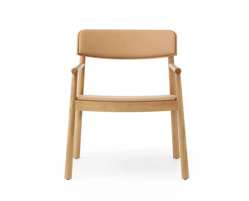 Timb Loungefåtölj | Lädersits | Tan / Camel