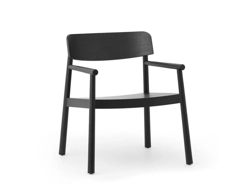 Timb Loungefåtölj | Träsits | Black