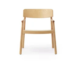 Timb Loungefåtölj | Träsits | Tan
