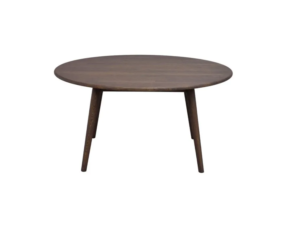 Tompkins Soffbord Ø90 | Brunoljad Ek