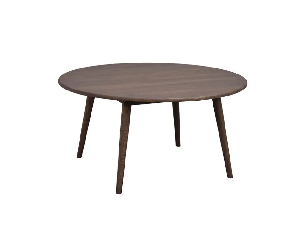 Tompkins Soffbord Ø90 | Brunoljad Ek