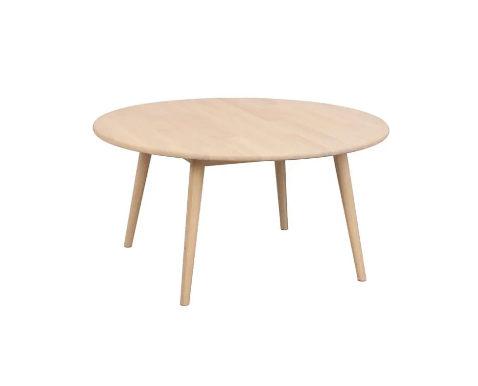 Tompkins Soffbord Ø90 | Vitpigm. Ek