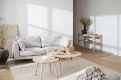 Tompkins Soffbord Ø60 | Vitpigm. Ek