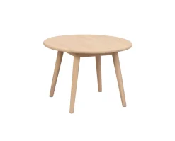 Tompkins Soffbord Ø60 | Vitpigm. Ek