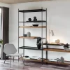 Tray Hylla Hög 2 korta svarta + 4 breda ek