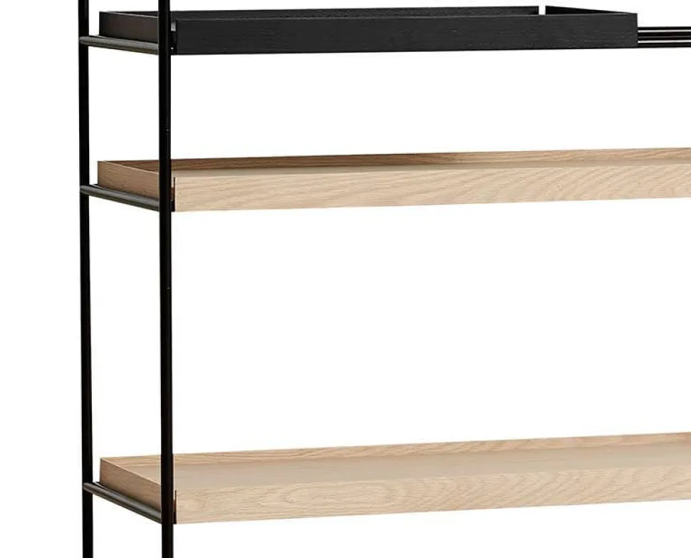 Tray sideboard Låg 1 kort ek + 2 breda ek