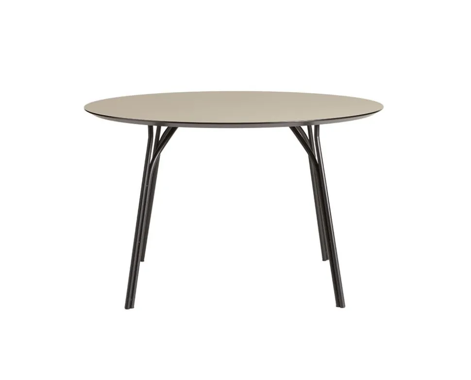 Tree Matbord Runt Ø120 | Beige / Svart