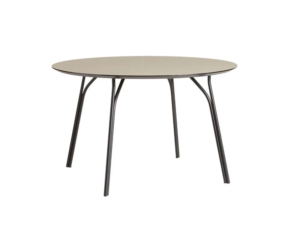 Tree Matbord Runt Ø120 | Beige / Svart