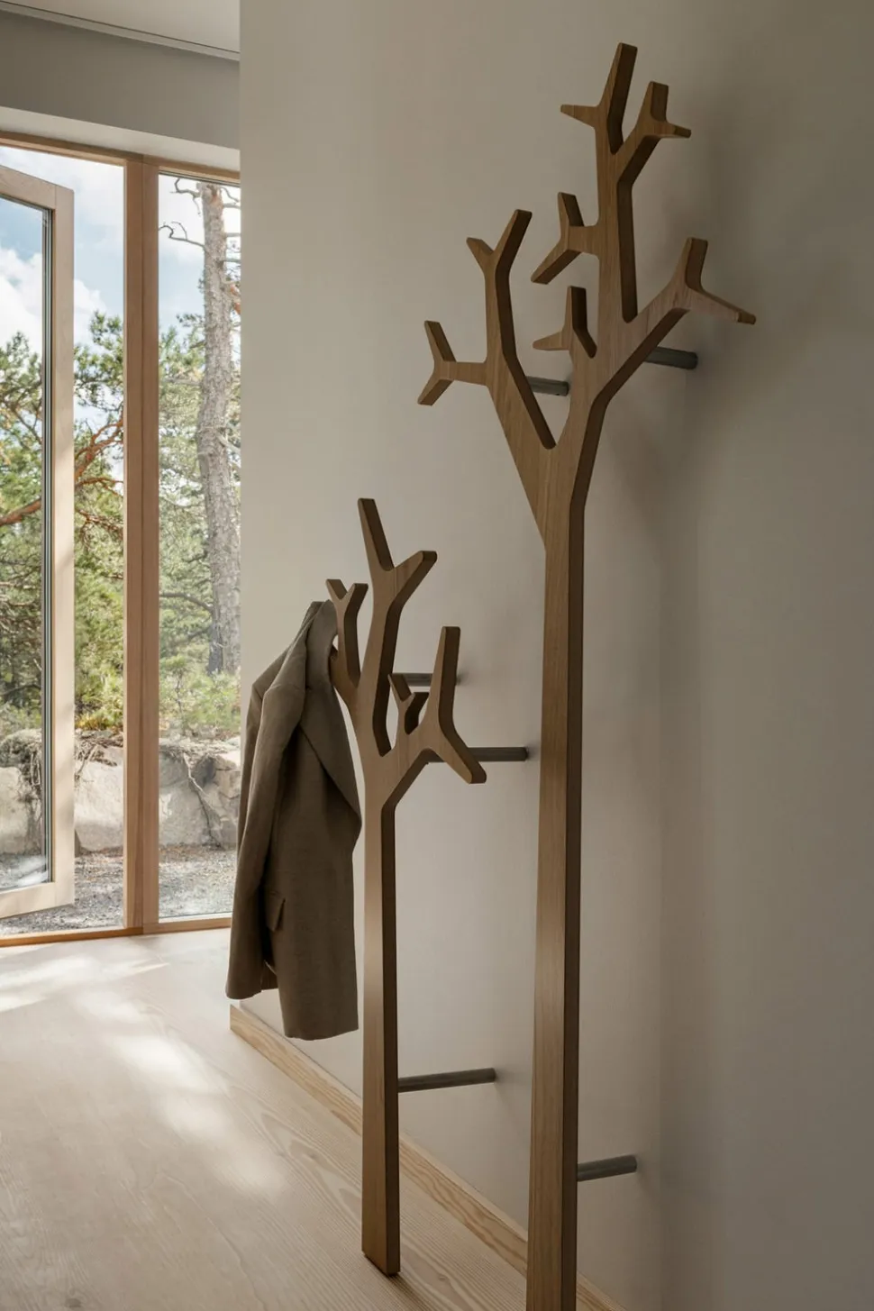 Tree rockhängare vägg hög | Ek