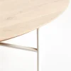 Tribeca Soffbord 80 cm Såpad rustik ek | Ben vita