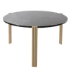 Tribus Soffbord Ø80 | Sand/Marmor