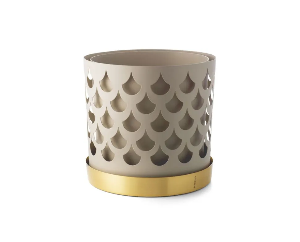 Trio Drop Blomkruka | Stor | Beige