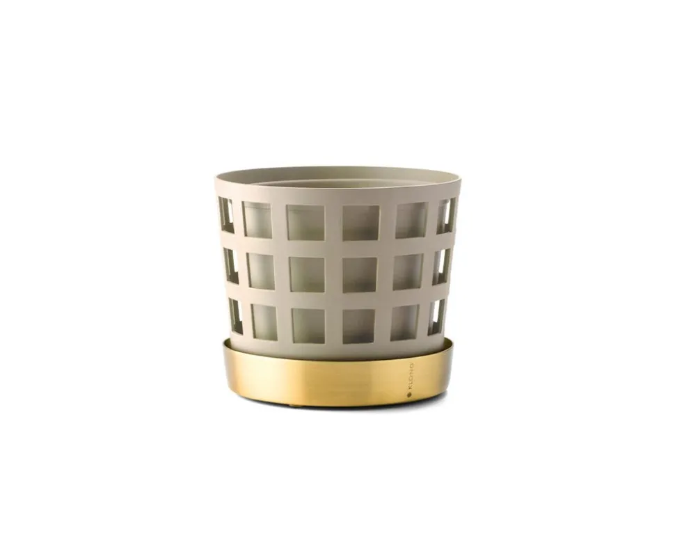 Trio Square Blomkruka | Liten | Beige