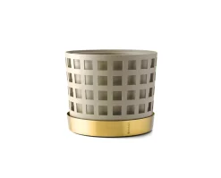 Trio Square Blomkruka | Medium | Beige