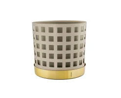 Trio Square Blomkruka | Stor | Beige