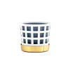 Trio Square Kruka | Liten | Vit