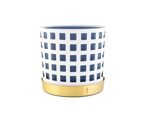 Trio Square Kruka | Stor | Vit
