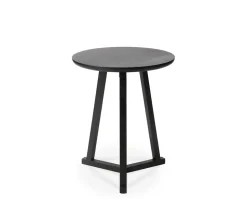 Tripod Sidobord | Svartbetsad Ek