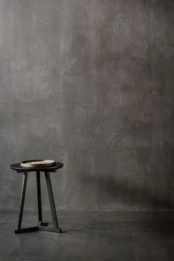 Tripod Sidobord | Svartbetsad Ek