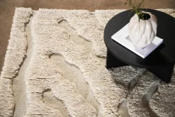 Trondheim x Josefin Lustig Matta | Beige/White Wool | 170x240