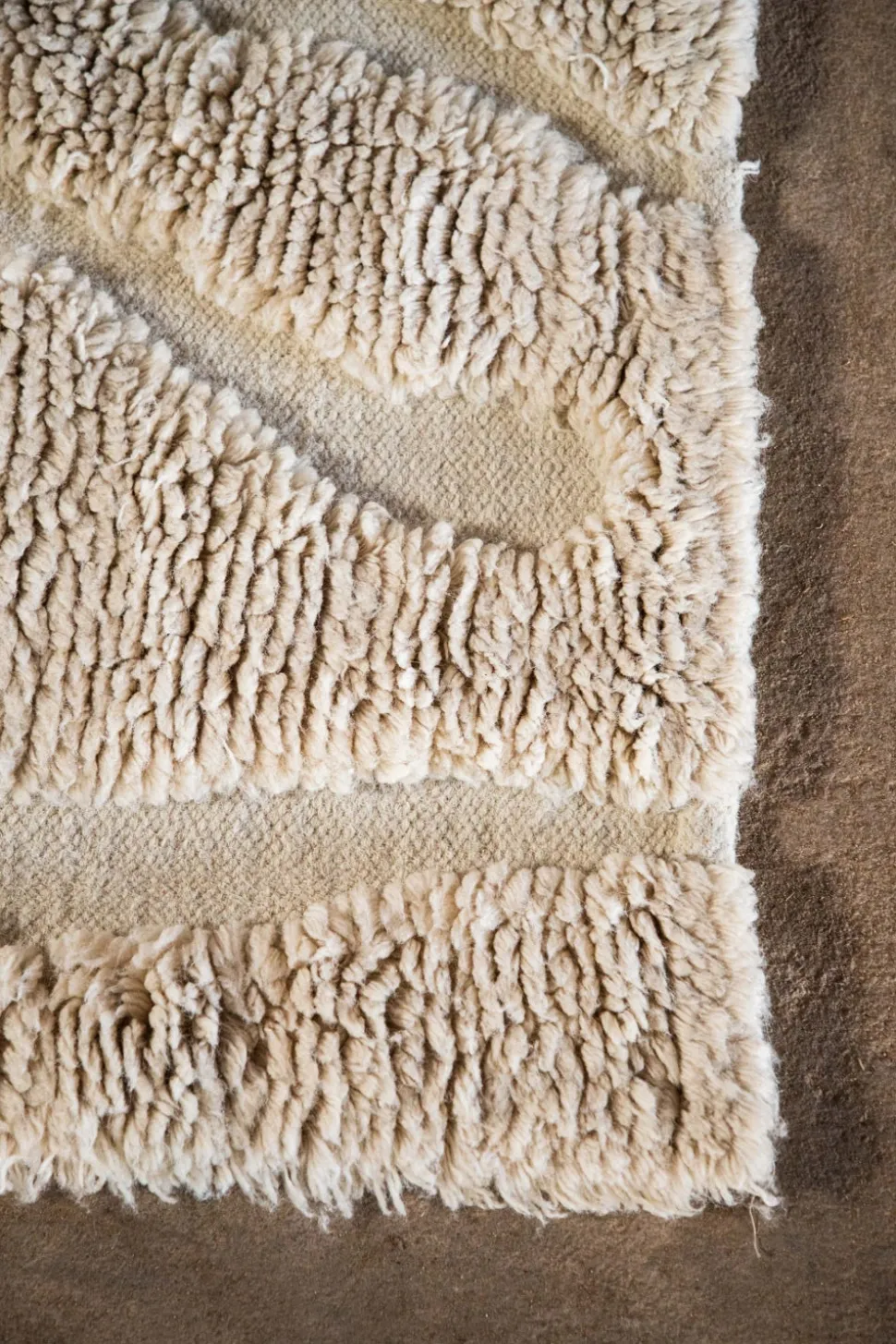 Trondheim x Josefin Lustig Matta | Beige/White Wool | 200x300