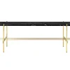 TS Console 1 hylla | Mässing/Svart Marmor