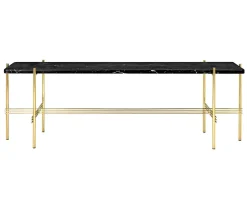 TS Console 1 hylla | Mässing/Svart Marmor