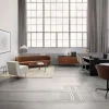 TS Console 1 hylla | Svart/Vit Marmor