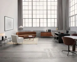 TS Console 1 hylla | Svart/Vit Marmor