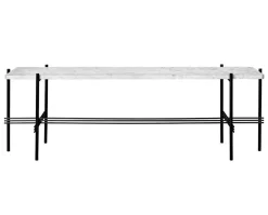 TS Console 1 hylla | Svart/Vit Marmor