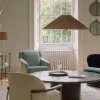 TS Console 2 hyllor | Mässing/Warm Taupe Travertin