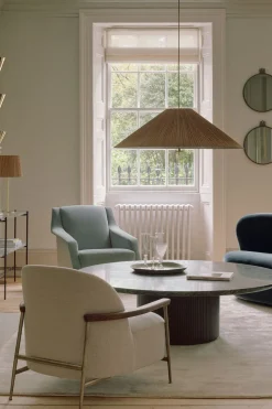 TS Console 2 hyllor | Svart/Warm Taupe Travertin