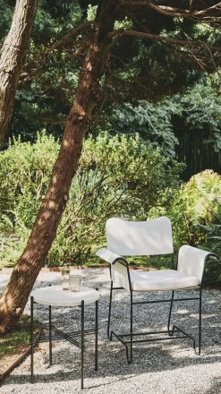 TS Sidobord Outdoor Ø40 | Travertine