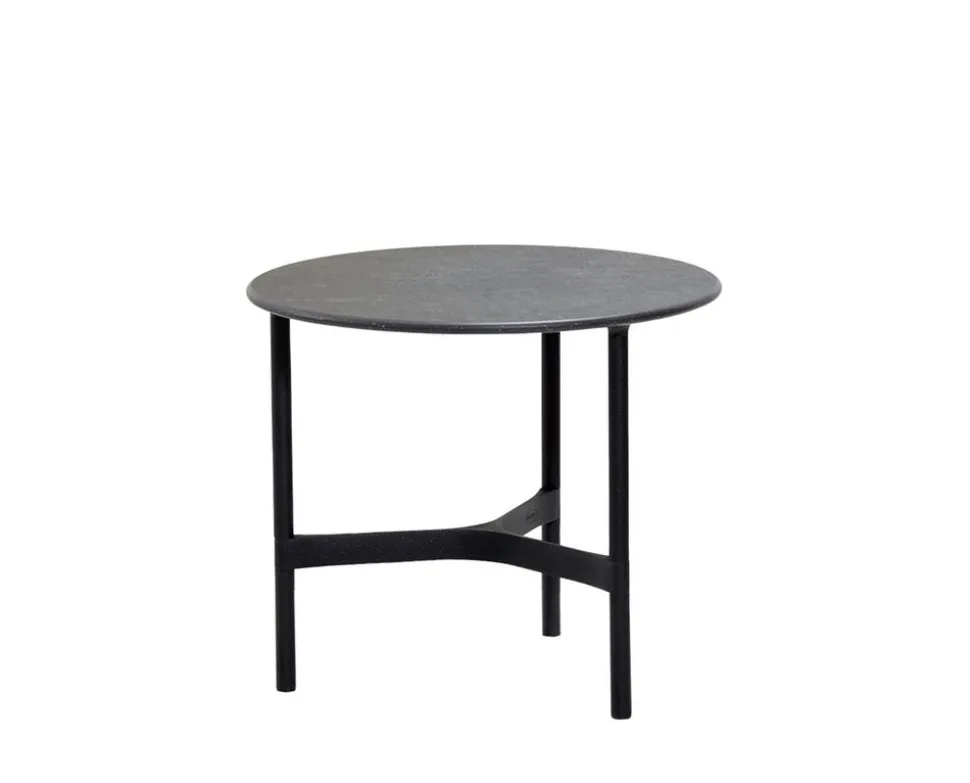Twist Soffbord Ø45 | Lava Grey/ Fossil Black