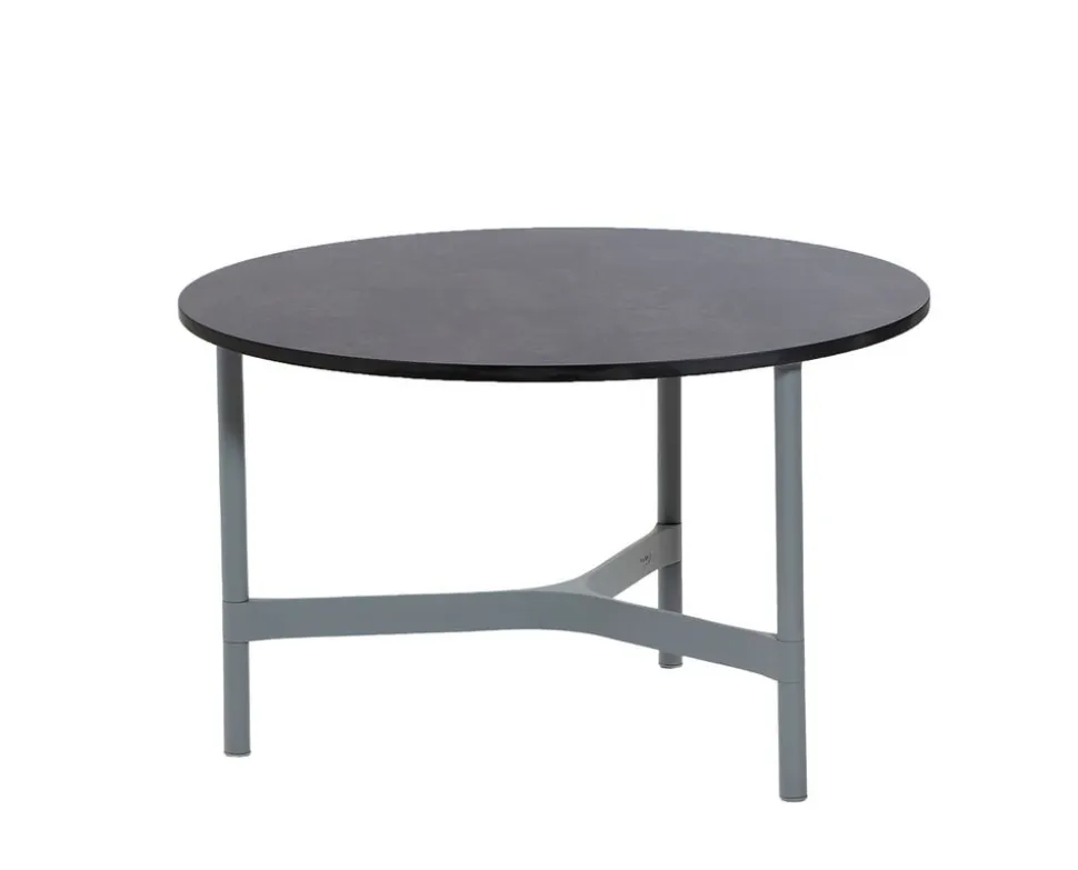 Twist Soffbord Ø70 | Light Grey/ Dark Grey Structure