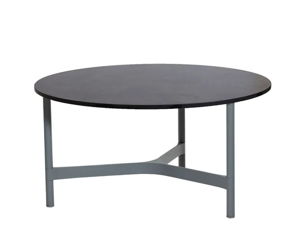 Twist Soffbord Ø90 | Light Grey/ Dark Grey Structure