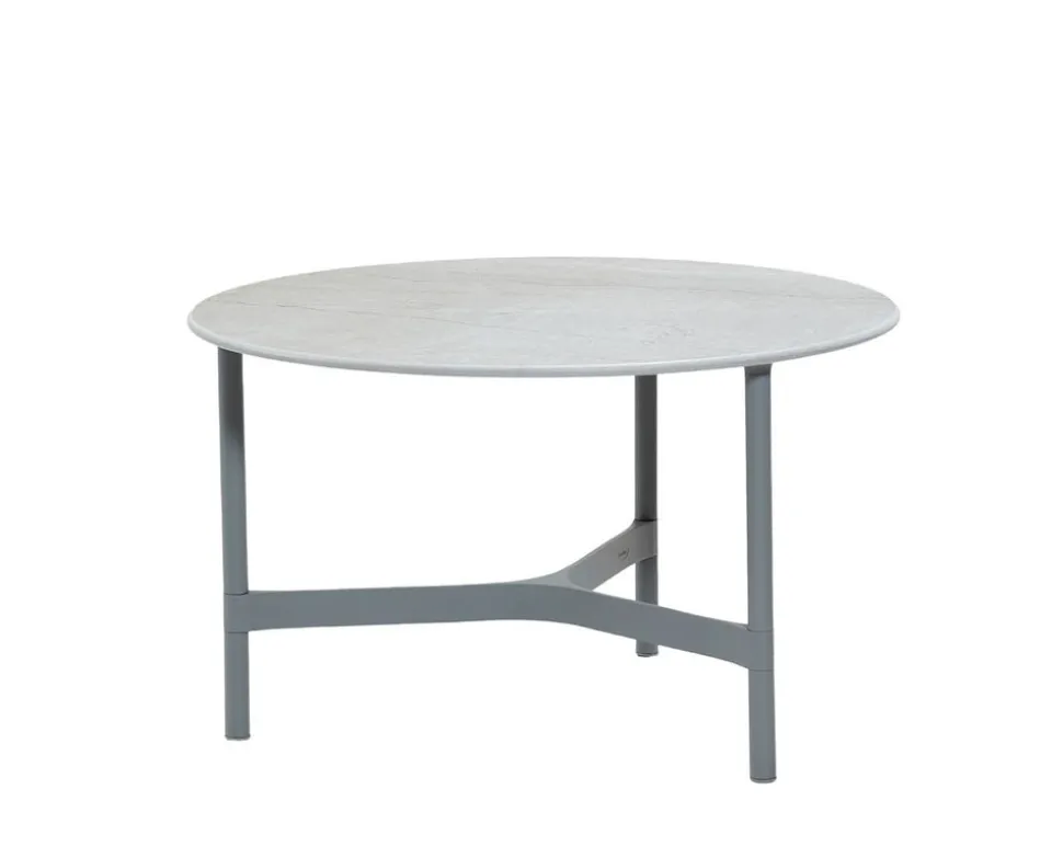 Twist Soffbord Ø70 | Light Grey/ Fossil Grey