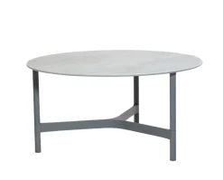 Twist Soffbord Ø90 | Light Grey/ Fossil Grey