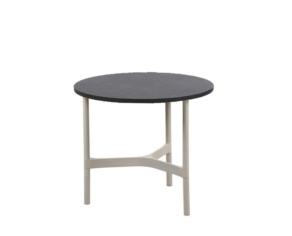 Twist Soffbord Ø45 | Sand/ Dark Grey